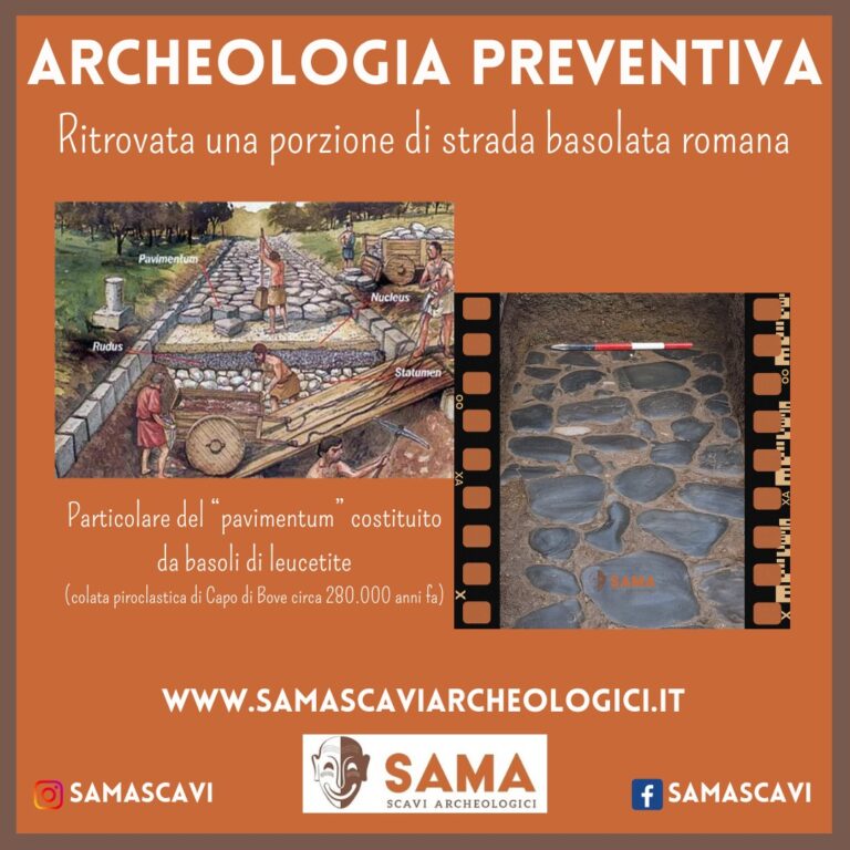 Archeologia preventiva: scoperta strada romana